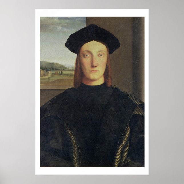 Poster Portrait de Guidobaldo da Montefeltro, duc d'Urb (Devant)