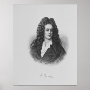 Poster Portrait de Henry Purcell