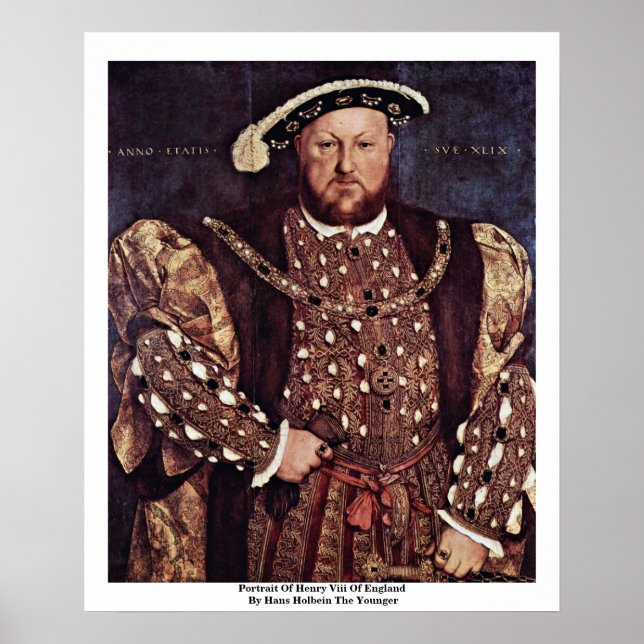 Poster Portrait De Henry Viii D'Angleterre (Devant)