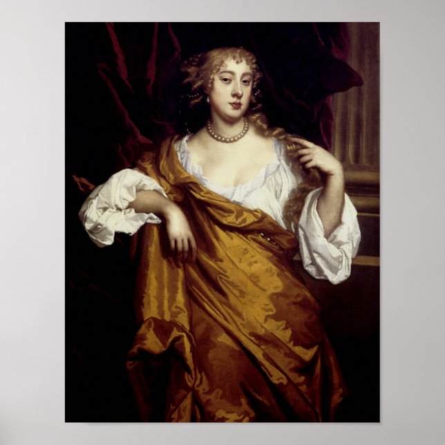 Poster Portrait de Hon. Mary Wharton (Devant)