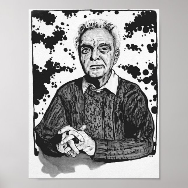 Poster Portrait de Jack Kirby King de la bande dessinée (Devant)