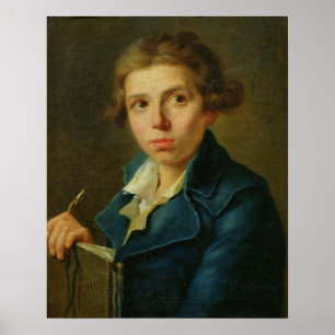 Poster Portrait de Jacques-Louis David comme jeunesse