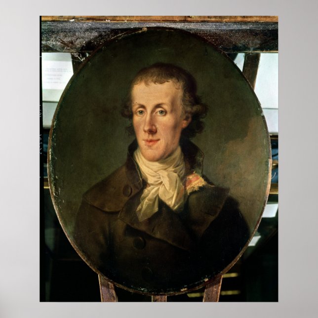 Poster Portrait de Jacques Pierre Brissot (Devant)