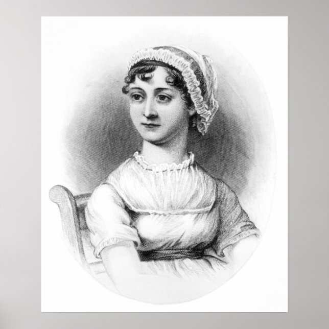 Poster Portrait de Jane Austen (Devant)