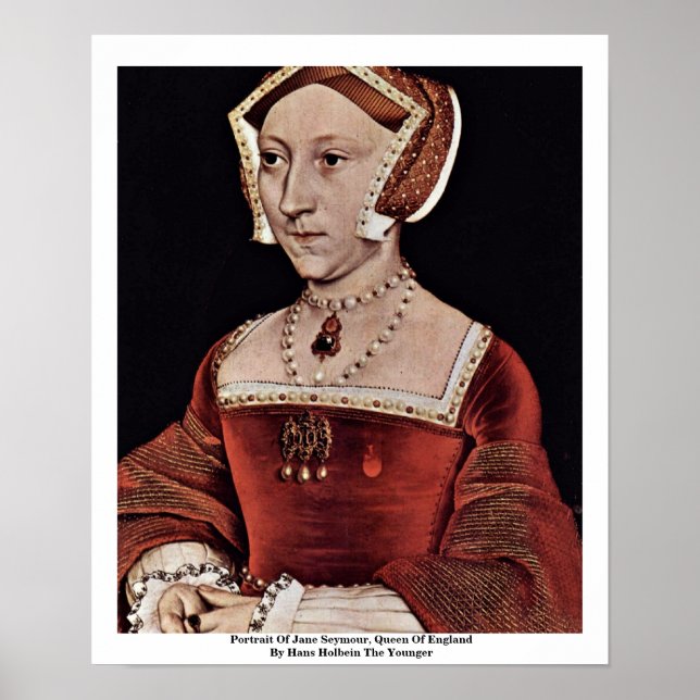 Poster Portrait De Jane Seymour, Reine D'Angleterre (Devant)