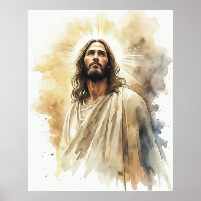 Poster Portrait de Jésus Christ (Devant)