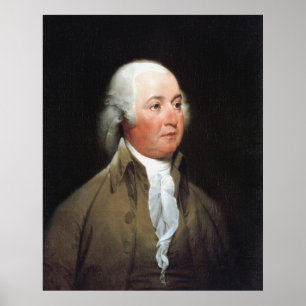 Poster Portrait de JOHN ADAMS par la copie de John