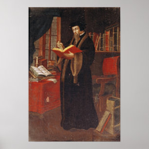 Poster Portrait de John Calvin