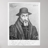 Portrait de John Foxe martyrologue anglais