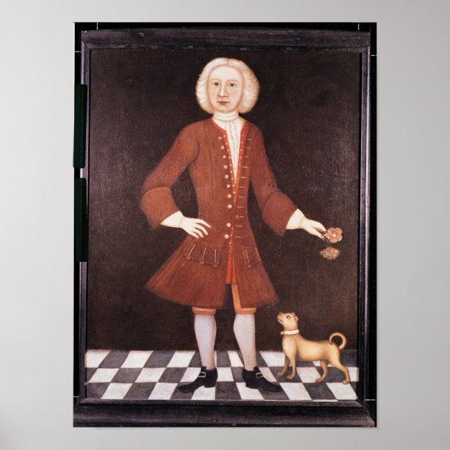 Poster Portrait de Jonathan Bentham, c.1725 (Devant)