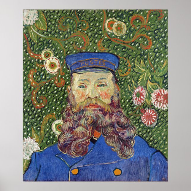 Poster Portrait de Joseph Roulin, Vincent Van Gogh (Devant)
