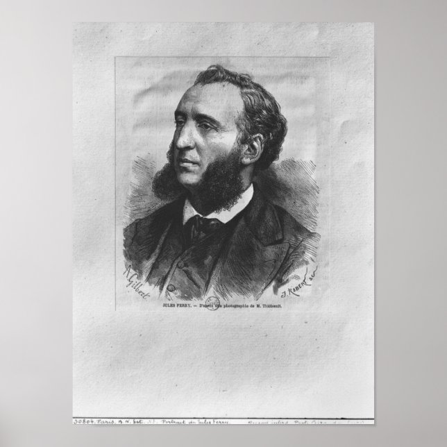 Poster Portrait de Jules Ferry (Devant)