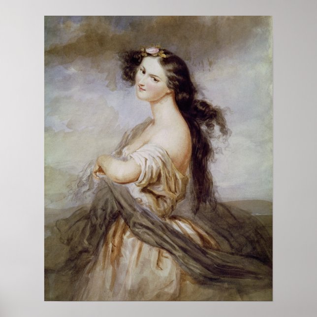 Poster Portrait de Juliette Drouet (Devant)