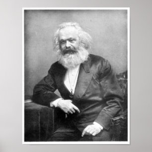 Poster Portrait de Karl Marx