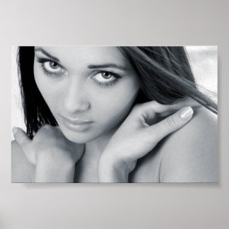 Poster Portrait de la belle fille
