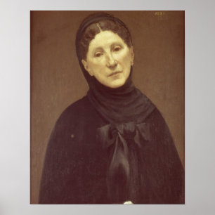 Poster Portrait de la femme de l'artiste, Madame de Chava