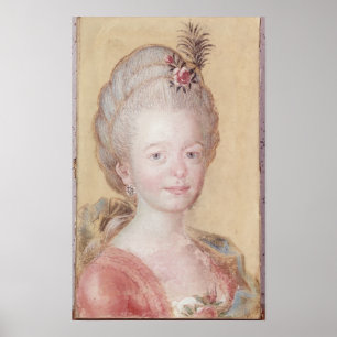Poster Portrait de la fille de Carl Linné