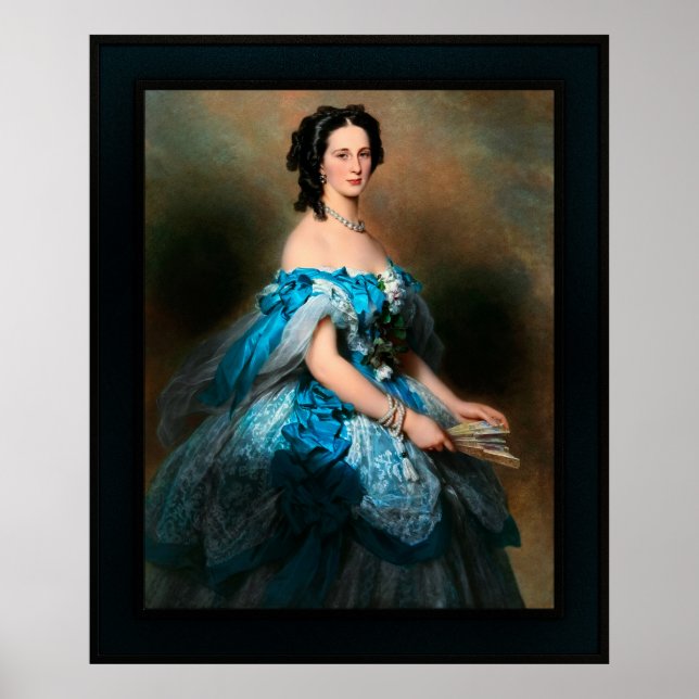 Poster Portrait de la grande-duchesse Alexandra Iosifovna (Devant)
