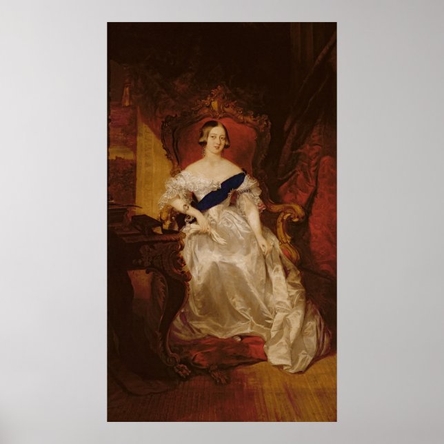 Poster Portrait de la reine Victoria (Devant)