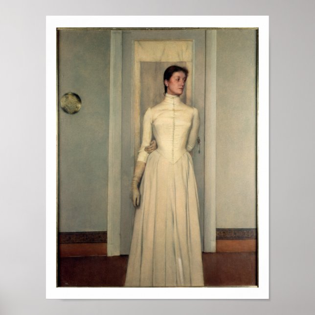 Poster Portrait de la soeur de l'artiste, Marguerite Khno (Devant)