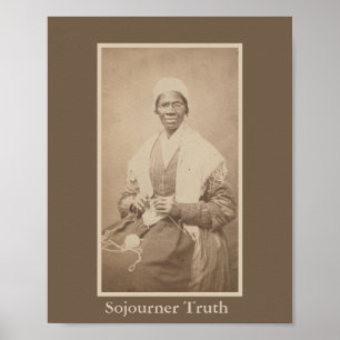 Poster Portrait de la vérité abolitionniste Sojourner