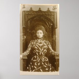 Poster Portrait de l'actrice Vera Komissarzhevskaya