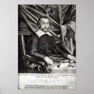Poster Portrait de l'âge 58, 1644 de Theophraste Renaudot
