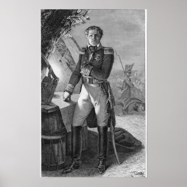 Poster Portrait de Laurent de Gouvion Saint-Cyr (Devant)