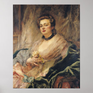 Poster Portrait de l'épouse de l'artiste