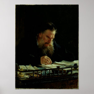 Poster Portrait de Lev Tolstoï