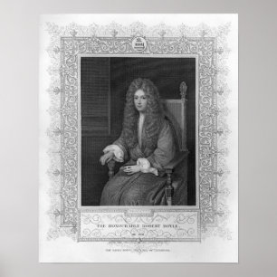 Poster Portrait de l'honorable Robert Boyle