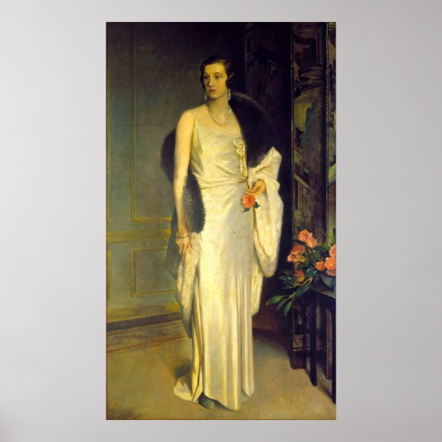 Poster Portrait de Loelia, Duchesse de Westminster (Devant)