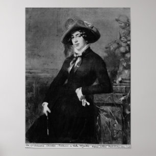 Poster Portrait de Lola Montez, 1844