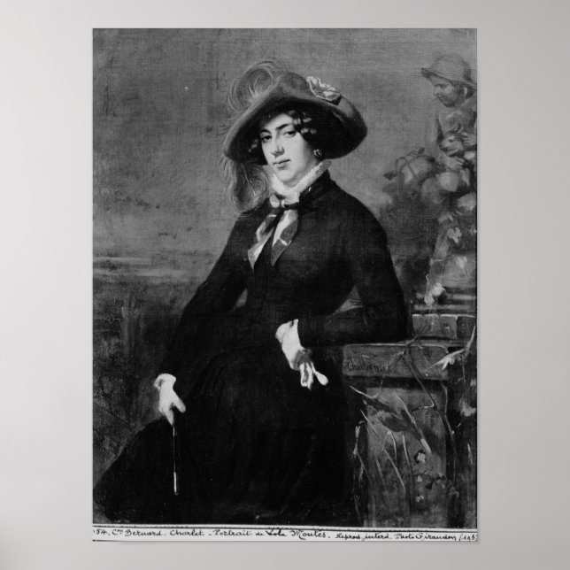 Poster Portrait de Lola Montez, 1844 (Devant)