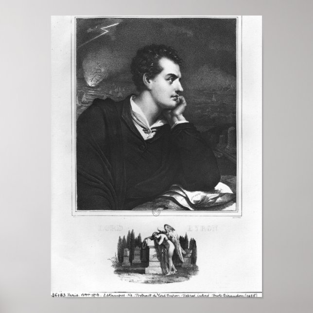 Poster Portrait de Lord Byron (Devant)