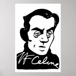 Poster Portrait de Louis-Ferdinand Céline