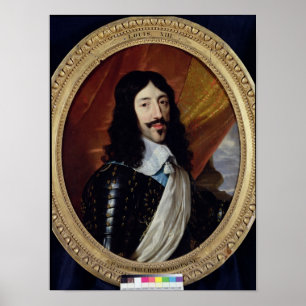 Poster Portrait de Louis XIII après 1610