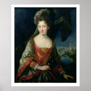 Poster Portrait de Louise-Hippolyte (1687-1731)