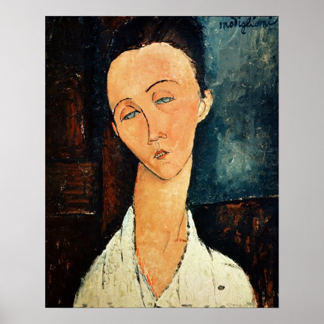 Poster Portrait de Lunia Czechowska, 1918 (Devant)