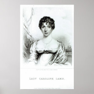Poster Portrait de Madame Caroline Lamb