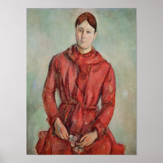 Poster Portrait de Madame Cezanne (Devant)