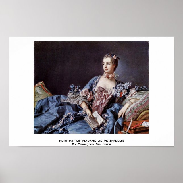 Poster Portrait De Madame De Pompadour (Devant)