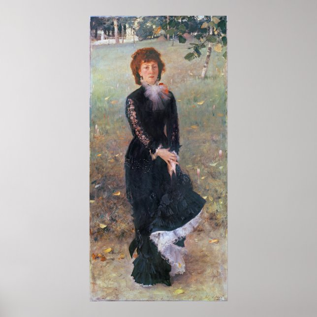 Poster Portrait de Madame Edouard Pailleron, 1879 (Devant)