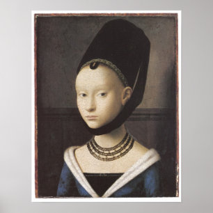 Poster Portrait de Madame, Petrus Christus