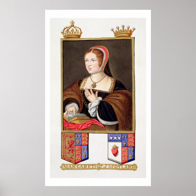 Poster Portrait de Margaret Tudor (1489-1541) (Devant)