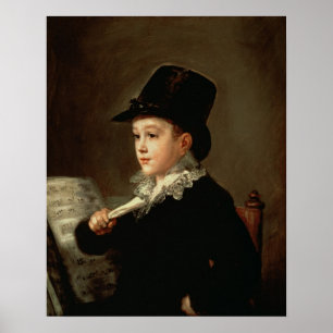 Poster Portrait de Marianito Goya