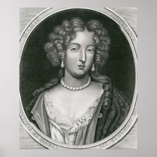Poster Portrait de Marie Angelique de Scoraille