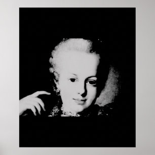 Poster Portrait de Marie-Antoinette Maria Antonia Austria