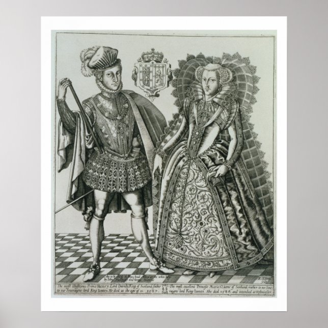 Poster Portrait de Marie, Reine des Écossais (1542-1587)  (Devant)