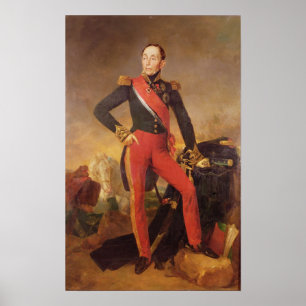 Poster Portrait de Marquis Emmanuel de Grouchy